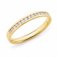 9Ct Yellow Gold Diamond Wedding Ring