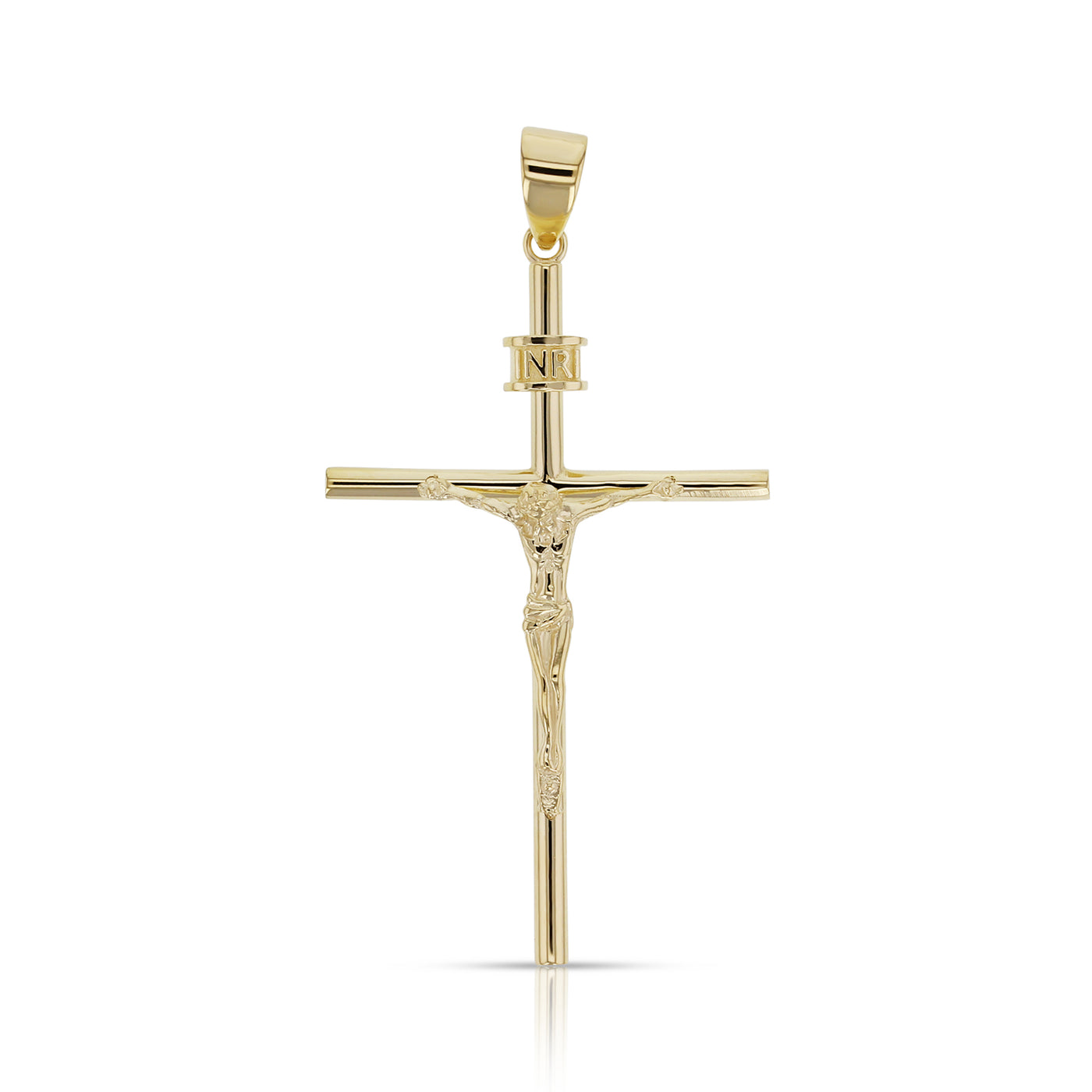 9Carat Yellow Gold Crusifix Cross Pendant