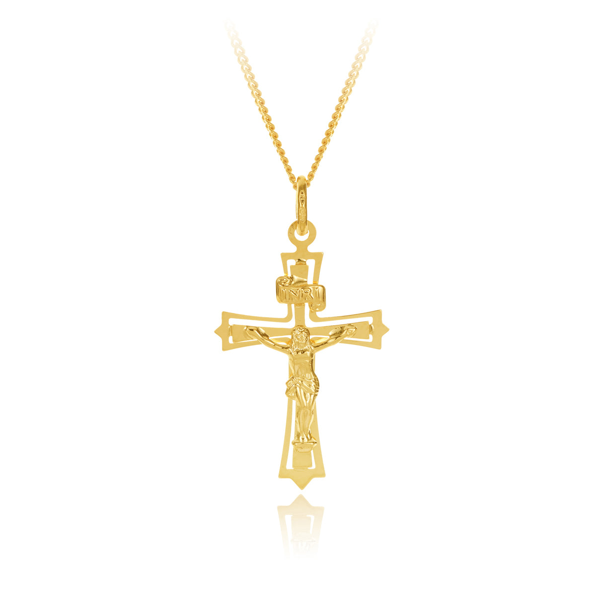 9Y Fancy Flat Crucifix 35mm