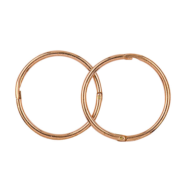 9CT SOLID 12MM I.D. PLAIN SLEEPERS