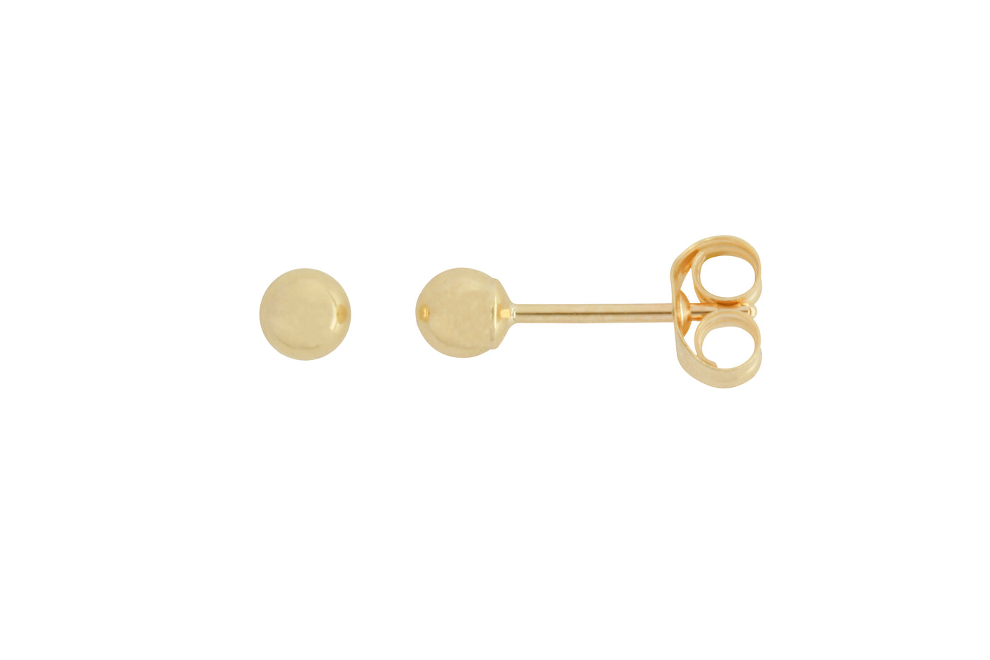 9Ct Yellow Gold 3Mm Ball Studs