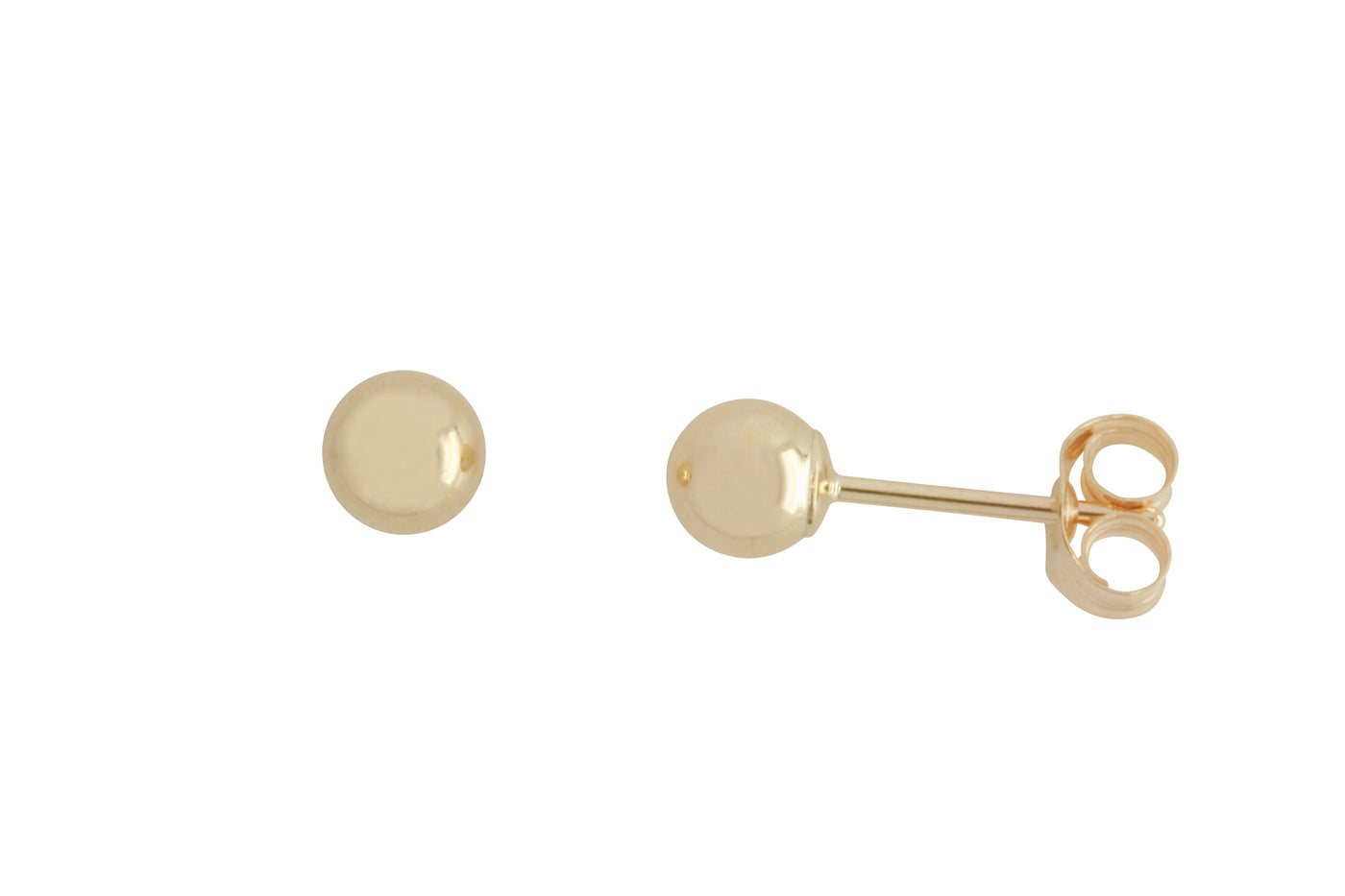 9Ct Yellow Gold 4Mm Ball Studs