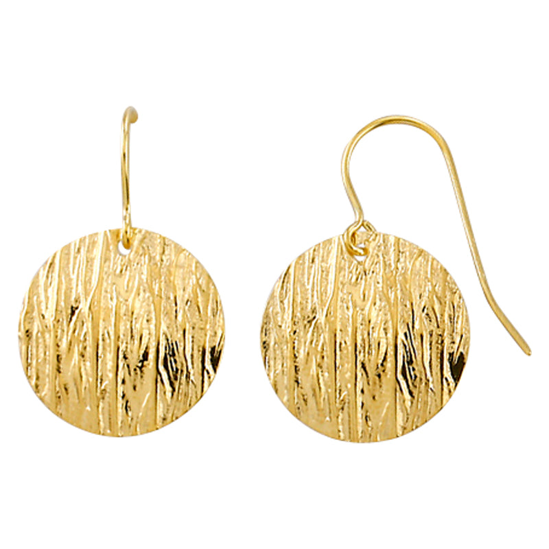 9Ct Gold Bonded Hook Earrings