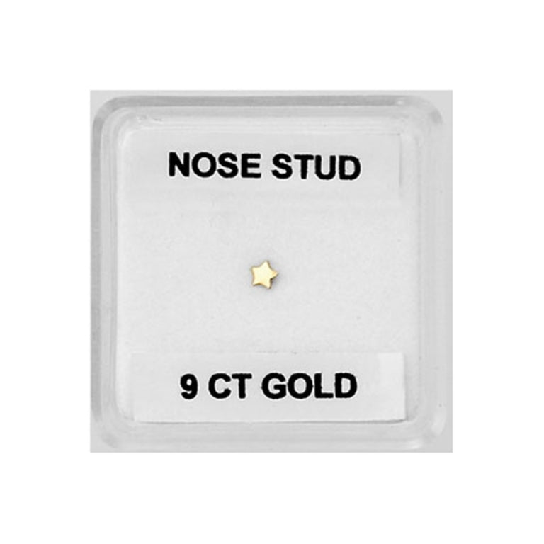 Dpi 9Ct Gold Star Nose Wire
