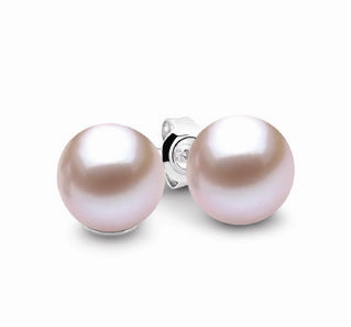Sterling Silver 3-3.5Mm Pink Fresh Water Pearl Studs