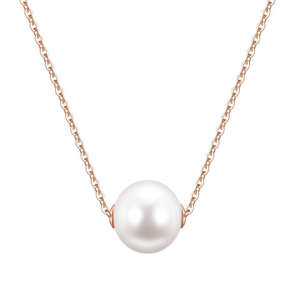 Rgp 45Cm Chain With A Fwp White Pearl Nlet