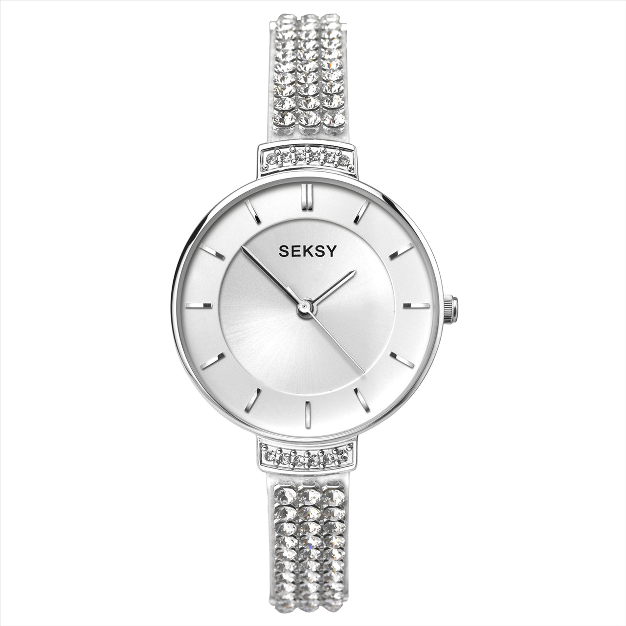 Sekonda Silver Stone Mesh Ladies Watch
