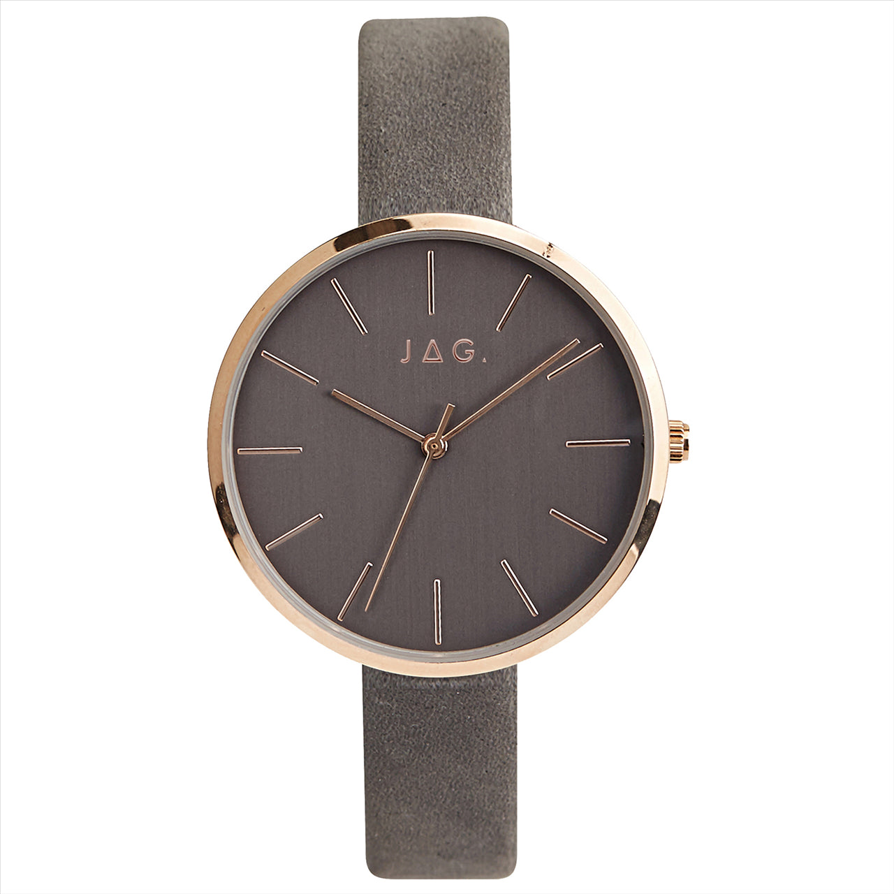 Jag Julia Grey Dial& Strap Ladies Watch