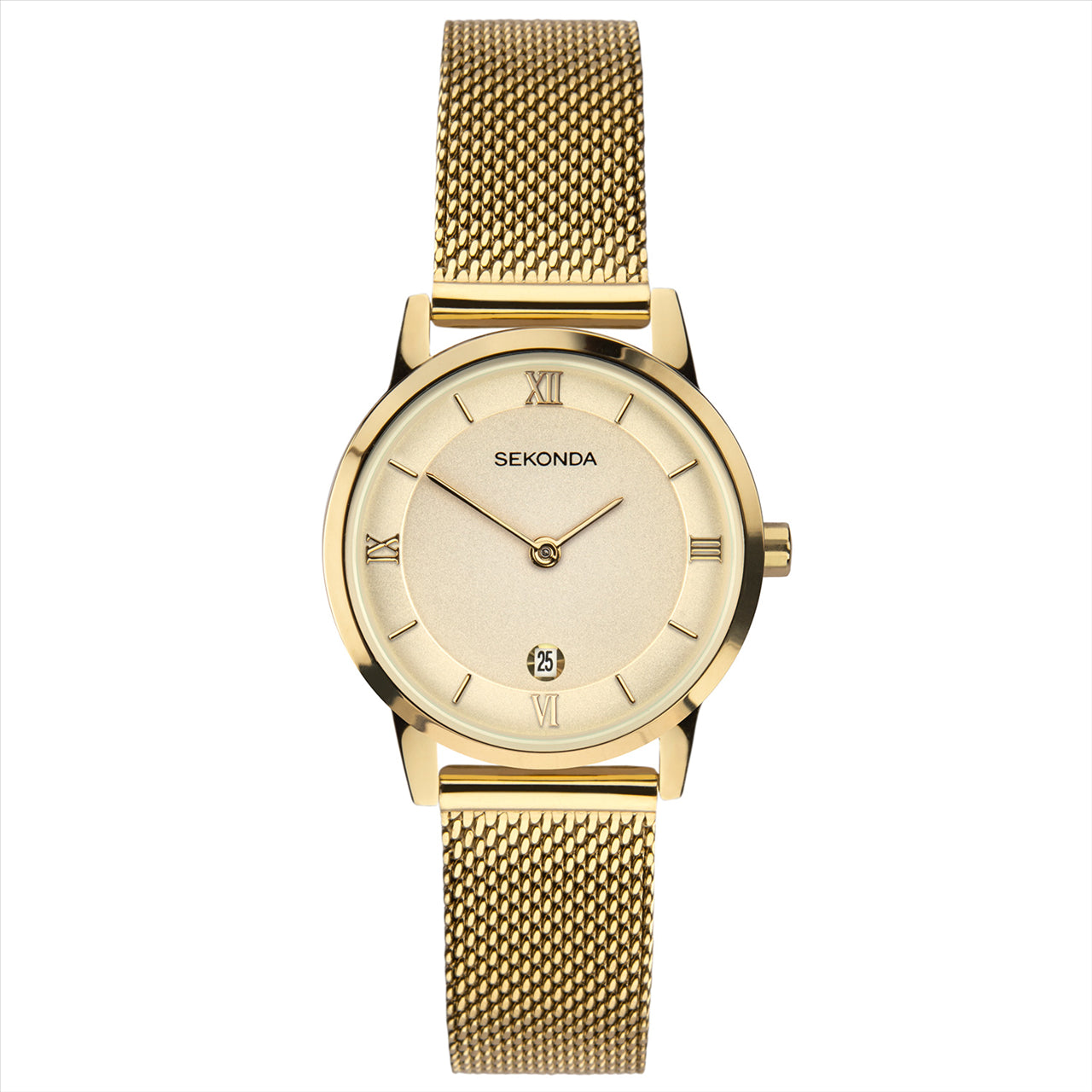 Sekonda Ladies Gold Plated Analoque Quartz Watch