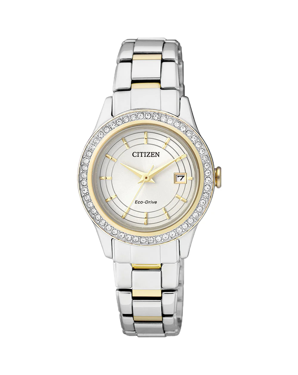 Citizen Ladies Ego-Drive Dress Watch With Crystals