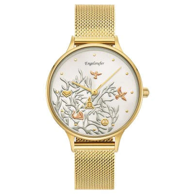 Engelsrufer 50M Wr Tree Of Life Gold Mesh Ladies Watch