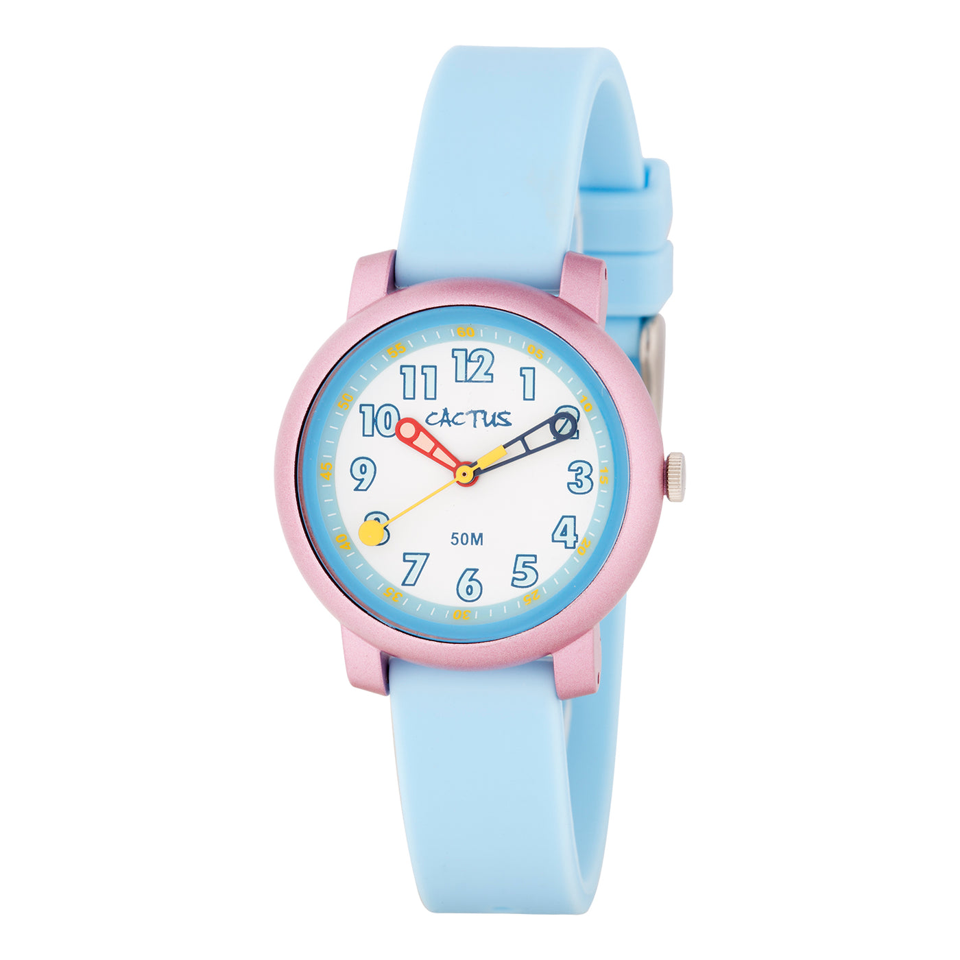 Cactus 50M Wr Light Blue Analoque Watch