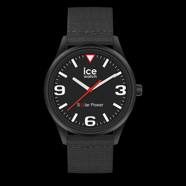 Ice Solar Power-Blk Tide-Medium 3H Watch