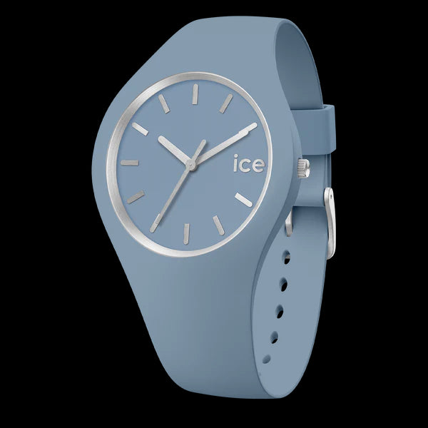 Ice Glam Brushed Arctic Blue Medium Watch