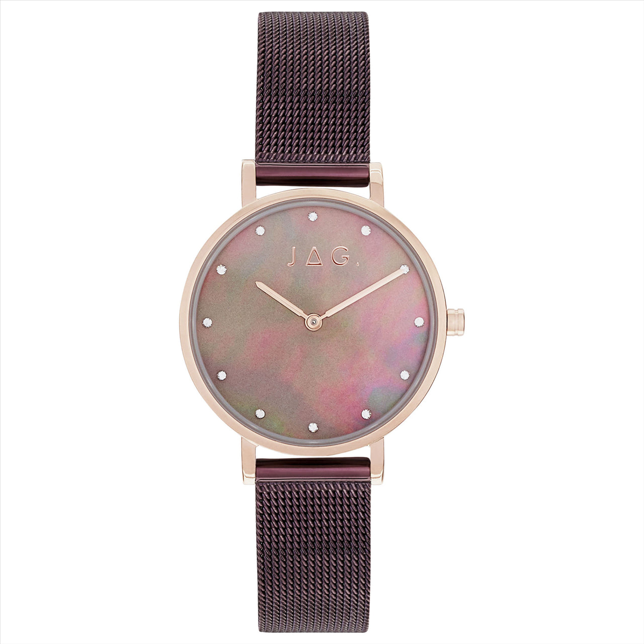 Jag Ladies Mesh Quartz Watch