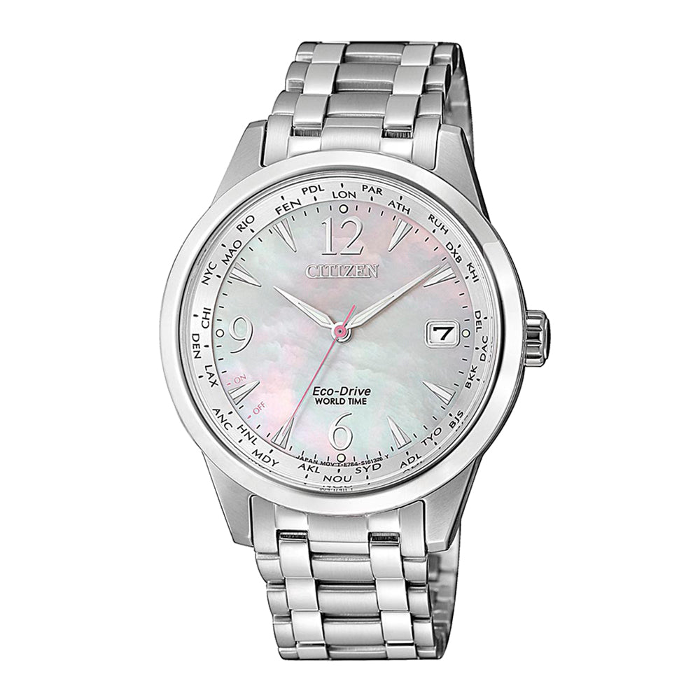 Citizen Ladies Eco Drive Mother Of Pearl 50M Wr Ladies Dress Watch