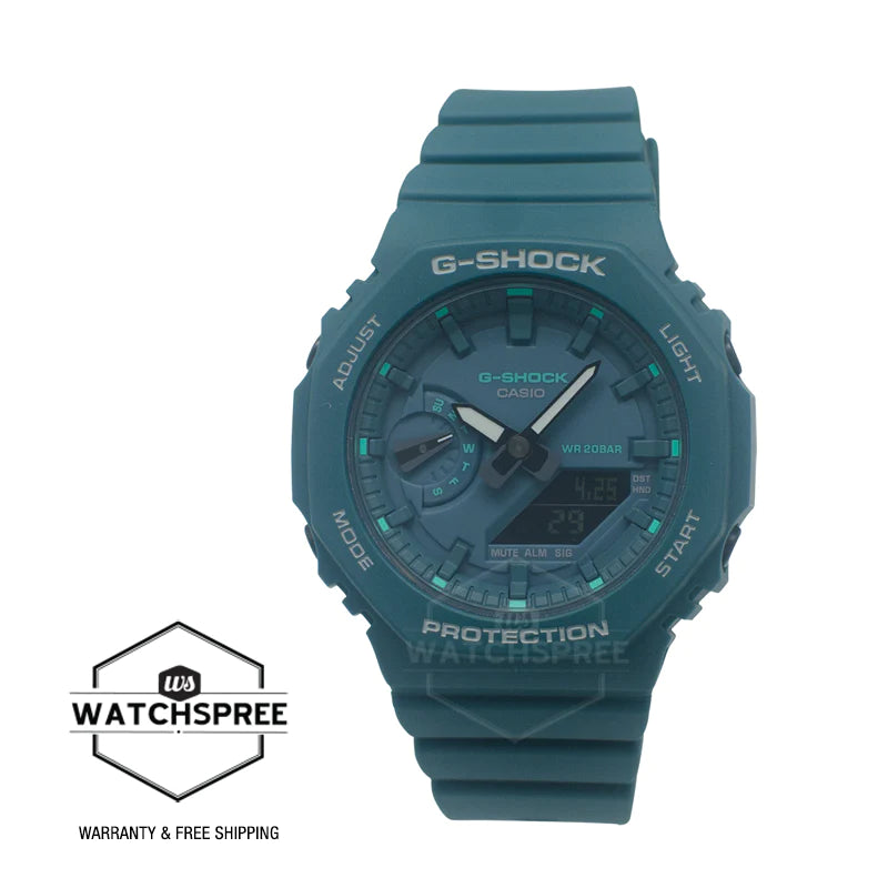 G-Shock Ladies Duo Green Alarm 200M Ocean Green Face Resin Band