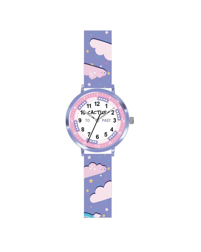 Cactus Time Teacher 30M Purple Girls Watch