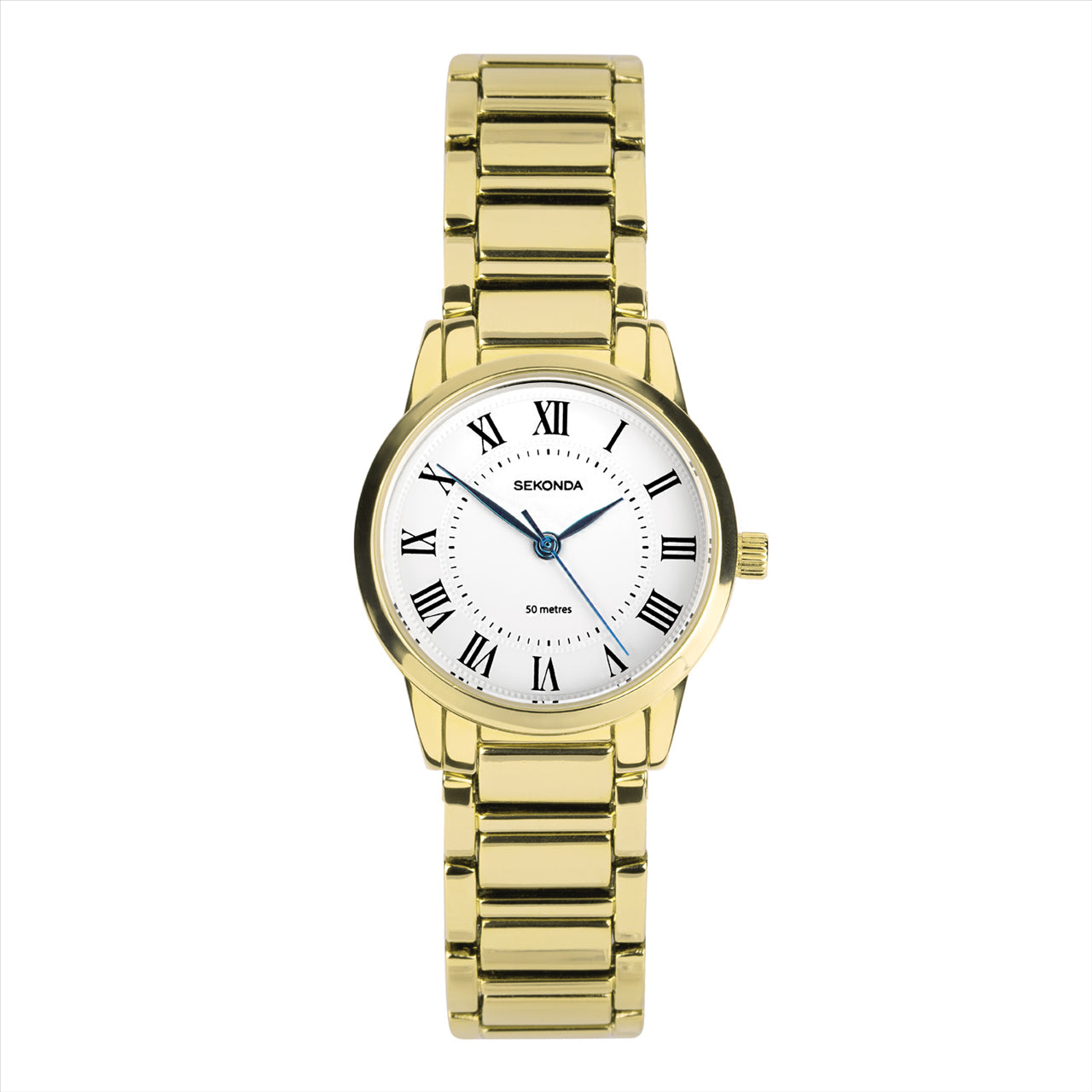 Sekonda-BEAUMONT White Dial IPG B/L 28mm