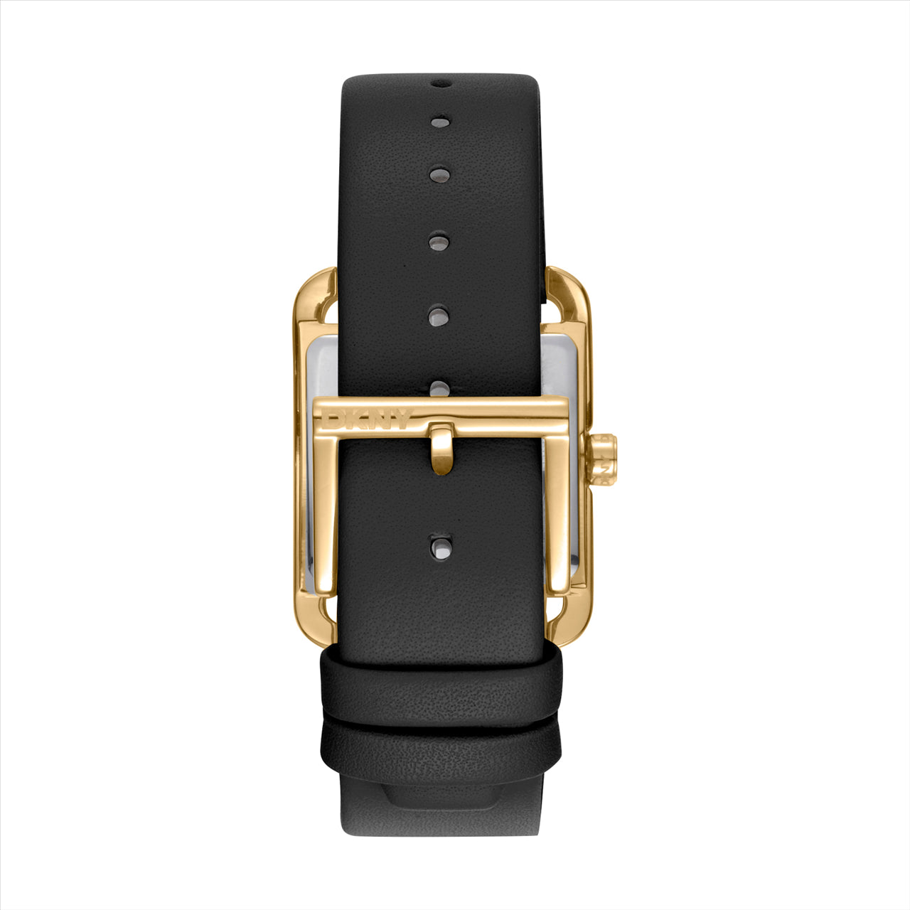 DKNY City Maxi Black Dial Ipg Black Leather 29X37mm