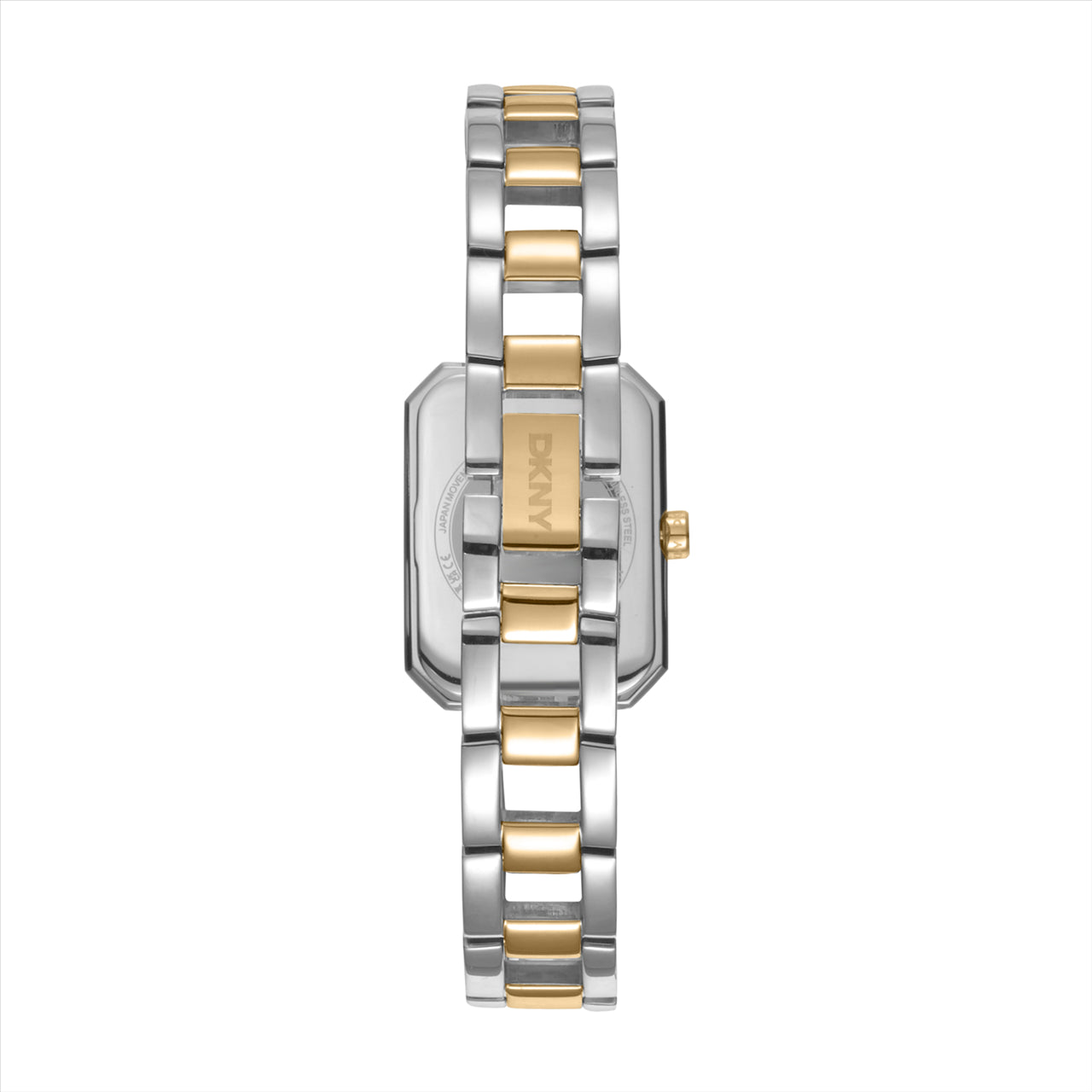 DKNY Uptown Midi Silver Dial Two Tone Bracelet 22.35.5Mm