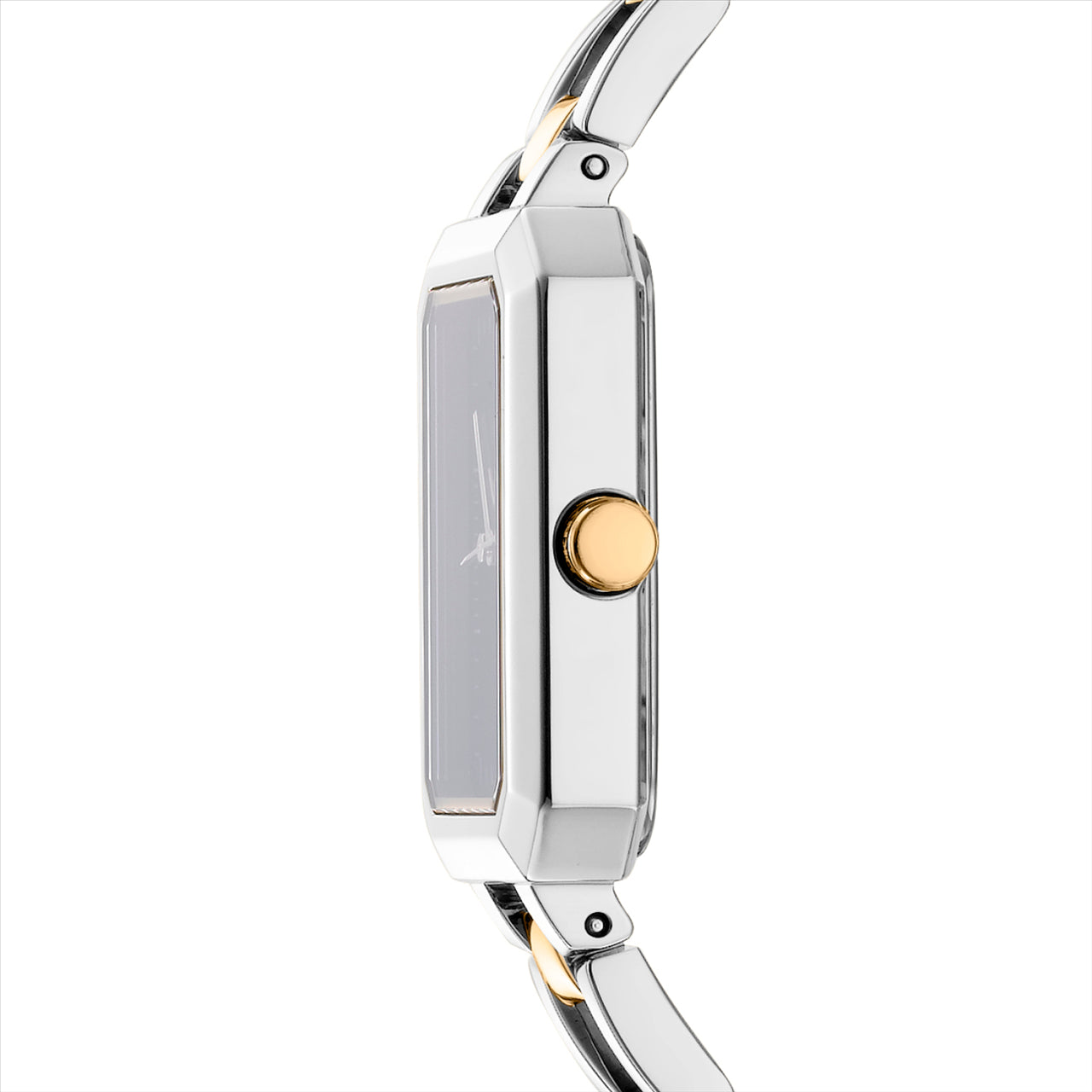 DKNY Uptown Midi Silver Dial Two Tone Bracelet 22.35.5Mm