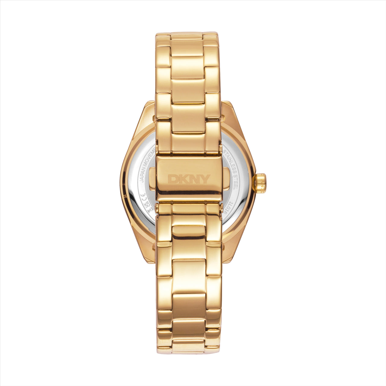 DKNY Chambers Midi Silver Dial Ipg Bracelet 34Mm