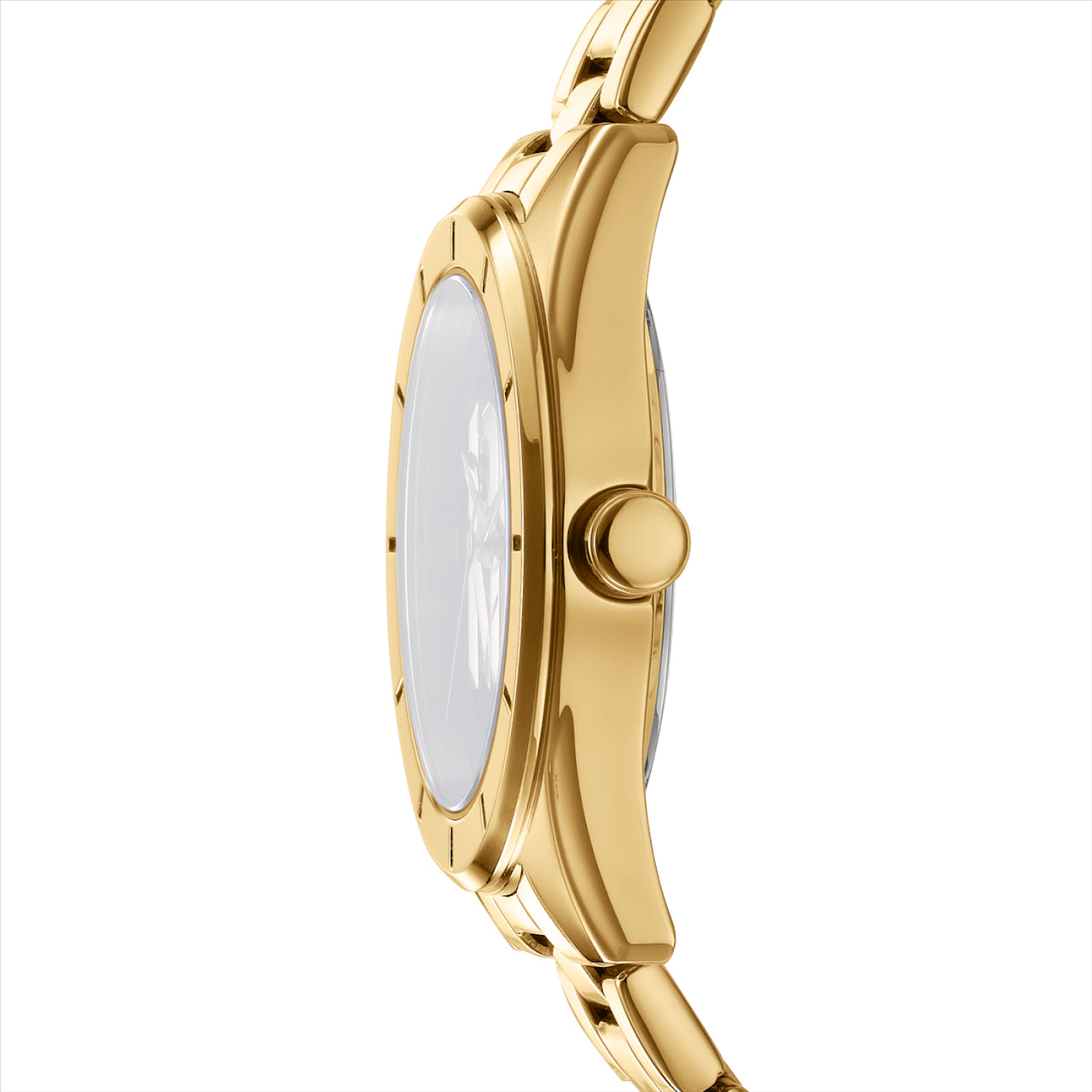 DKNY Chambers Midi Silver Dial Ipg Bracelet 34Mm