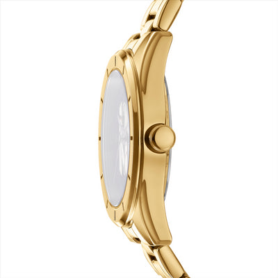 DKNY Chambers Midi Silver Dial Ipg Bracelet 34Mm