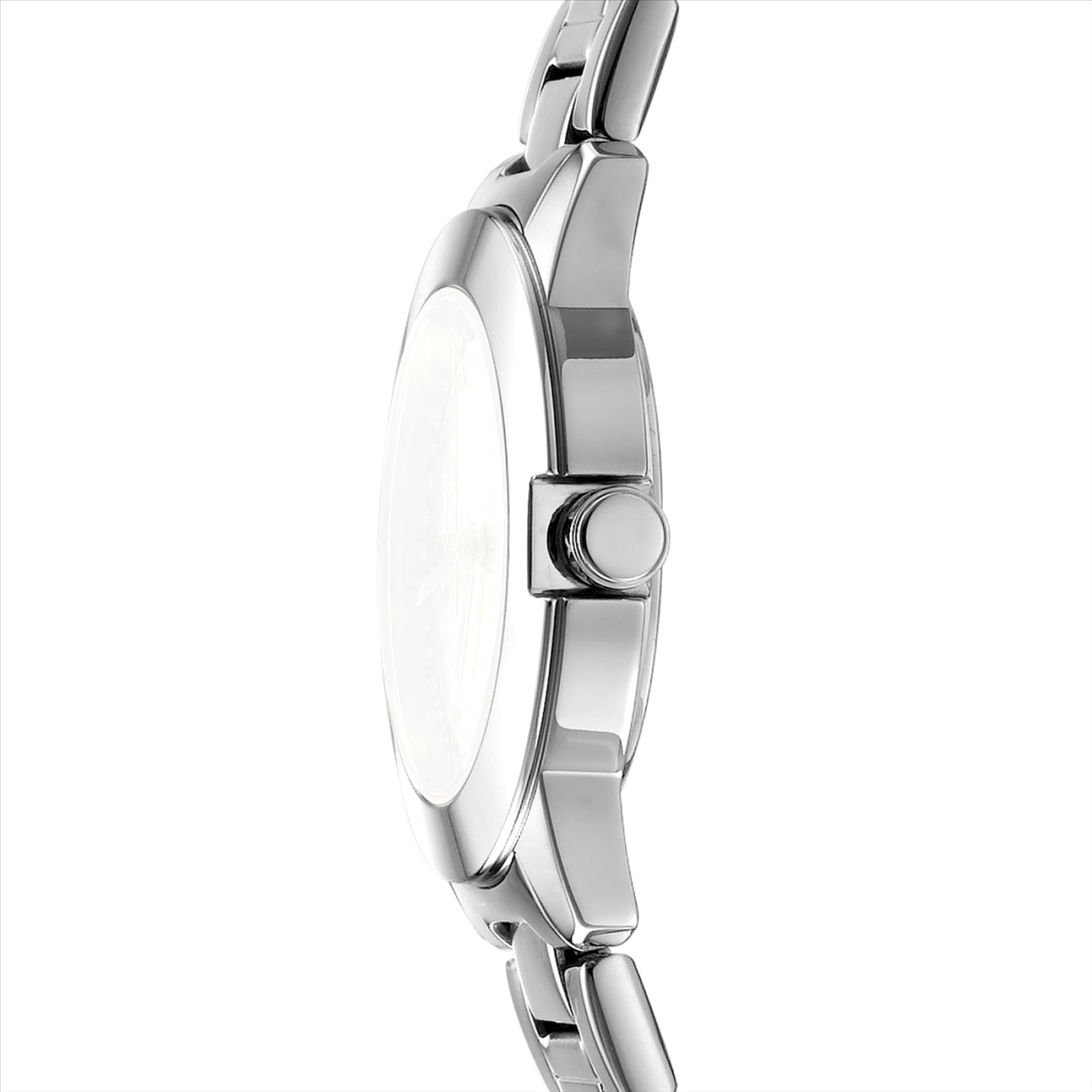DKNY Park Ave Logo Silver Dial Stainless Steel Bracelet 30Mm