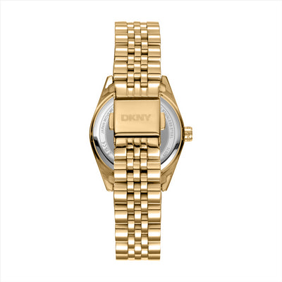 DKNY Nolita Midi Silver Dial IPG Bracelet 32Mm