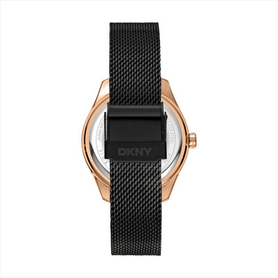 DKNY Astoria Logo Blk Dial Ipb Bracelet 34Mm