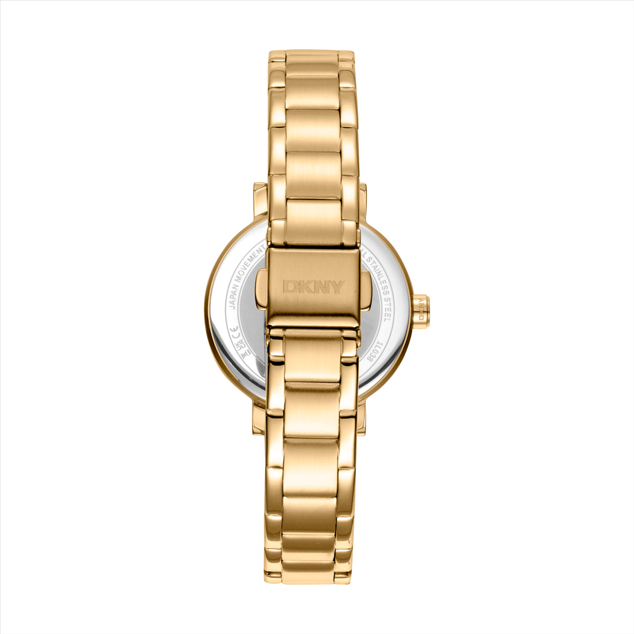 DKNY Soho Glitz Silver Dial Ipg Bracelet 30Mm