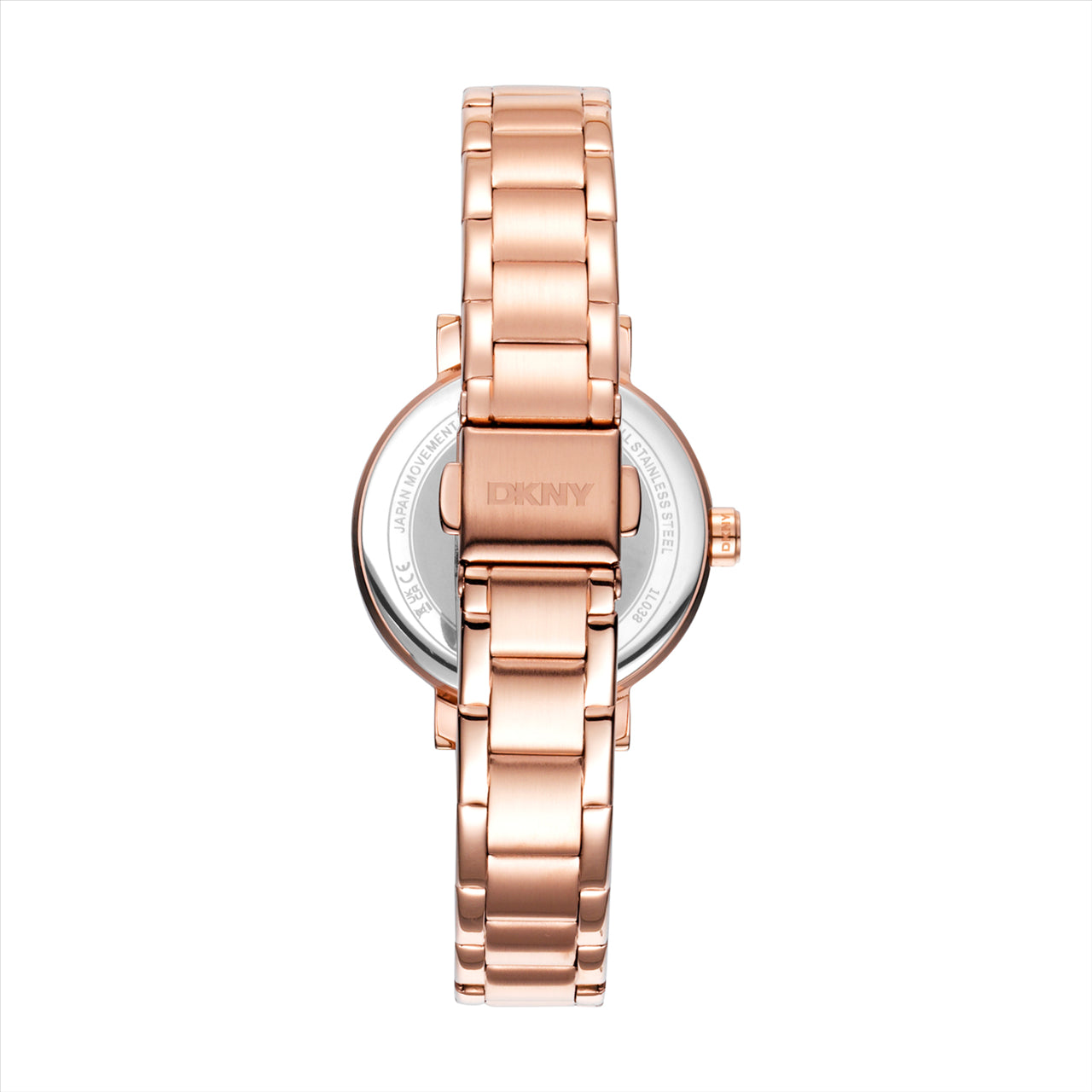 DKNY Soho Glitz Silver Dial Iprg Bracelet 30Mm