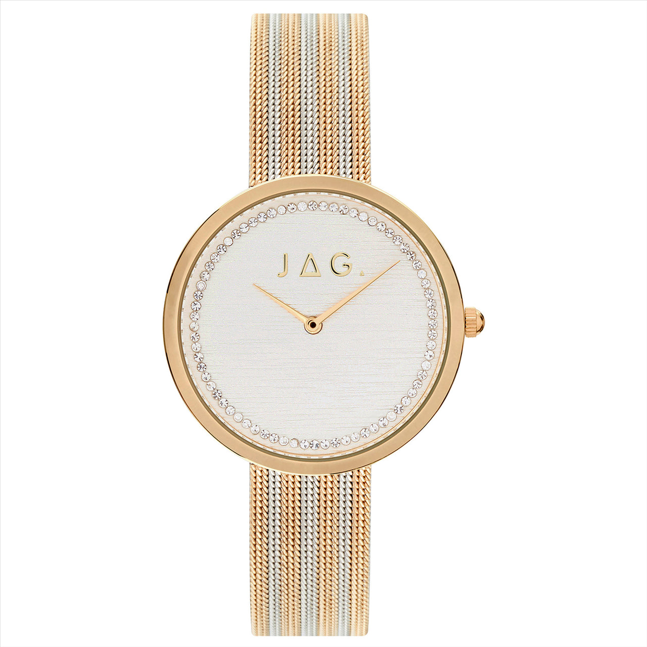 JAG WATCH TEGAN WHITE DIAL IPYG C 34MM TT-IPYG/S B
