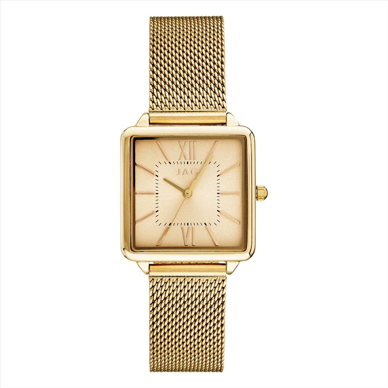JAG WATCH Malvern Gold Dial Ipg 28Mm Ipg Bracelet