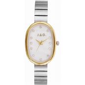 JAG Watch LORNE White MOP DIAL IPG 23.5MM IPS Bracelet