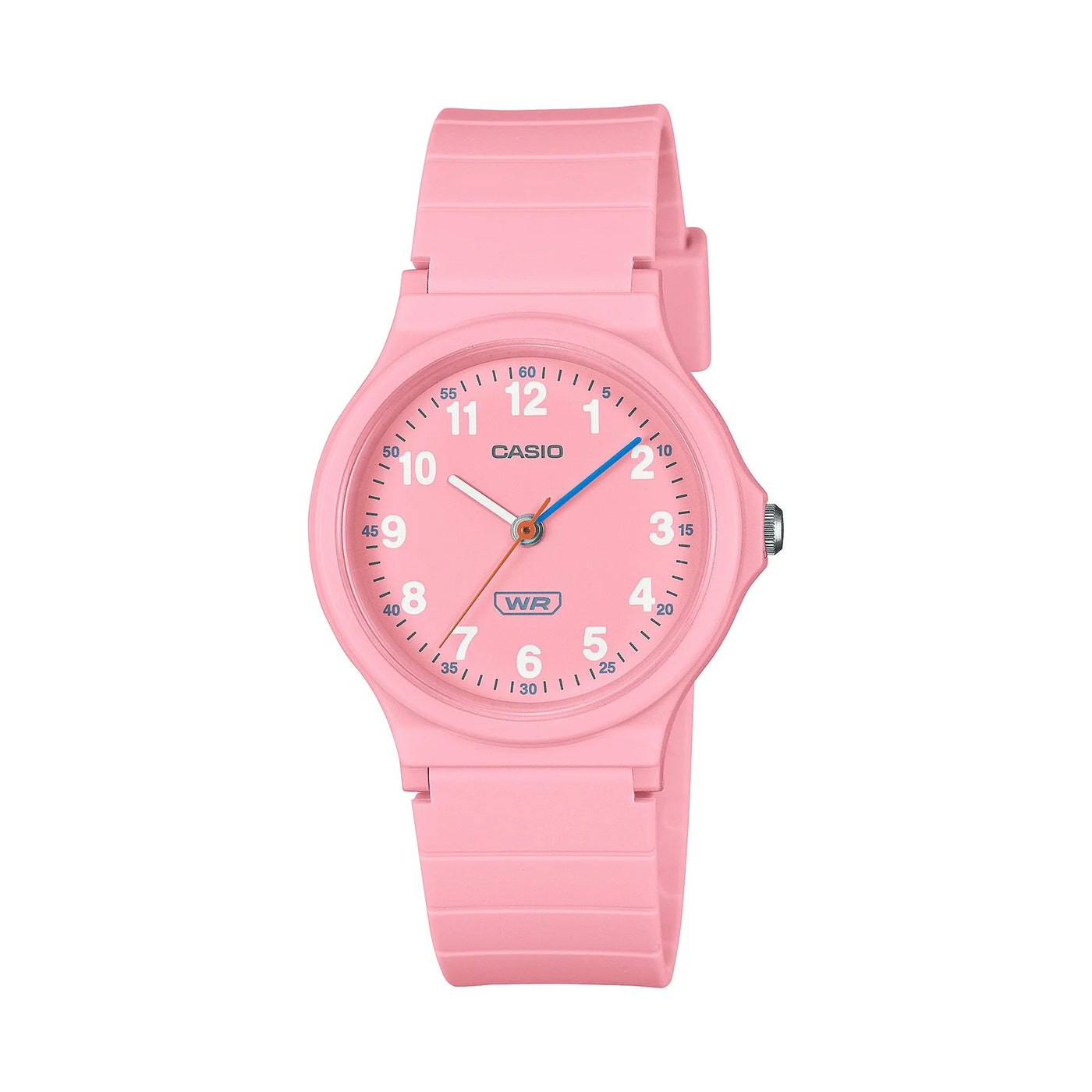 Casio Analogue,Pink Face Resin Band Wr