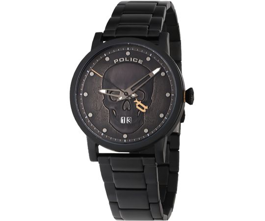 Police Collin Black Dial Black Bracelet Analoque Quartz Watch