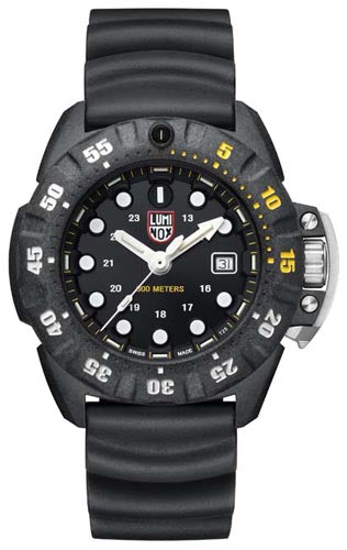 Luminox Scott Cassell 300M Black Rubber Watch