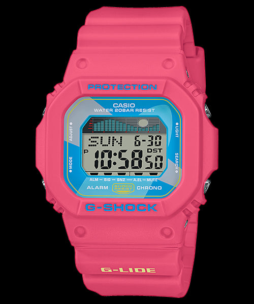 G Shock Tide Moon 200M Pink Watch