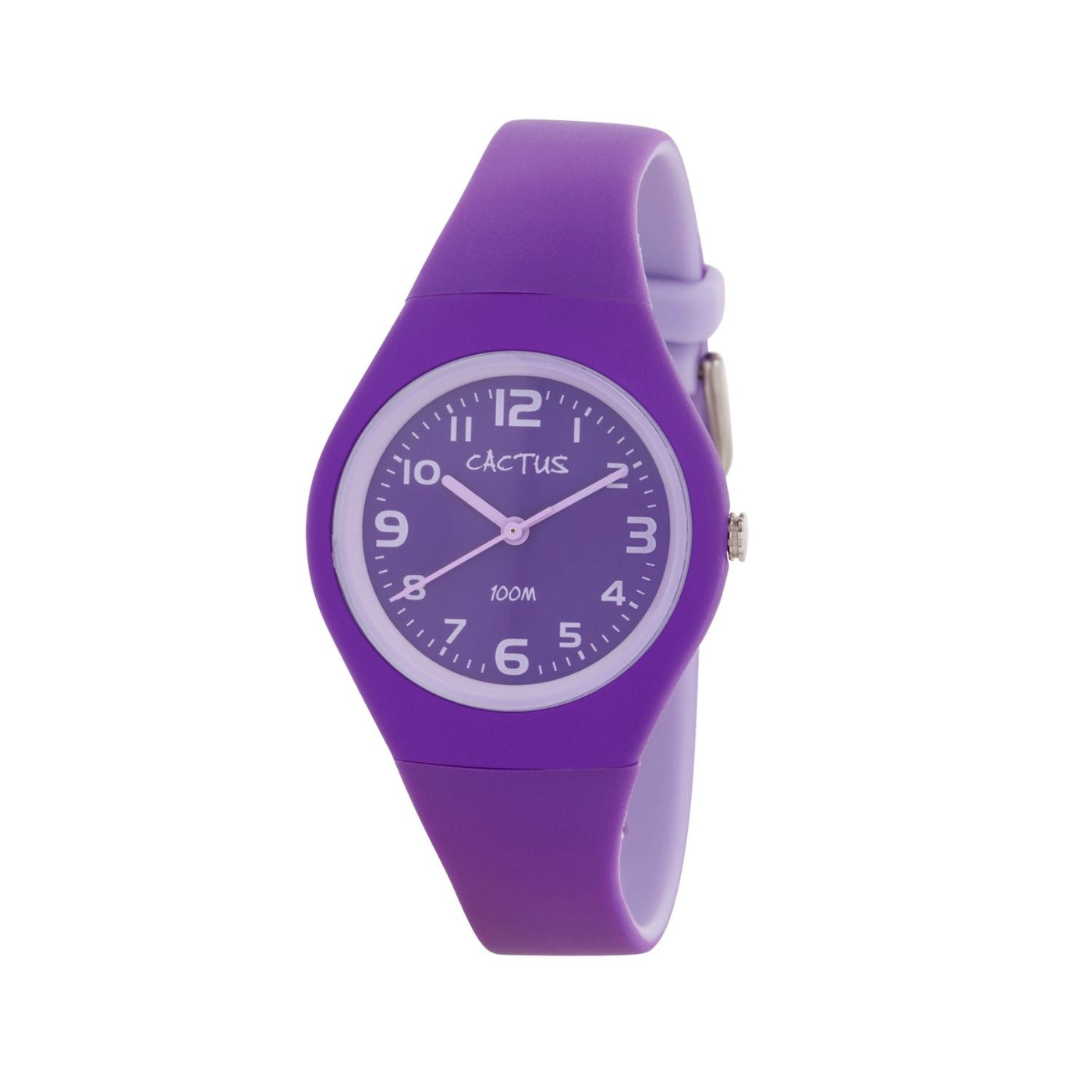 100M Wr Summertime Purple Silicone Band Watch