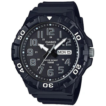 Casio Gents Diver Look100Mblk Face