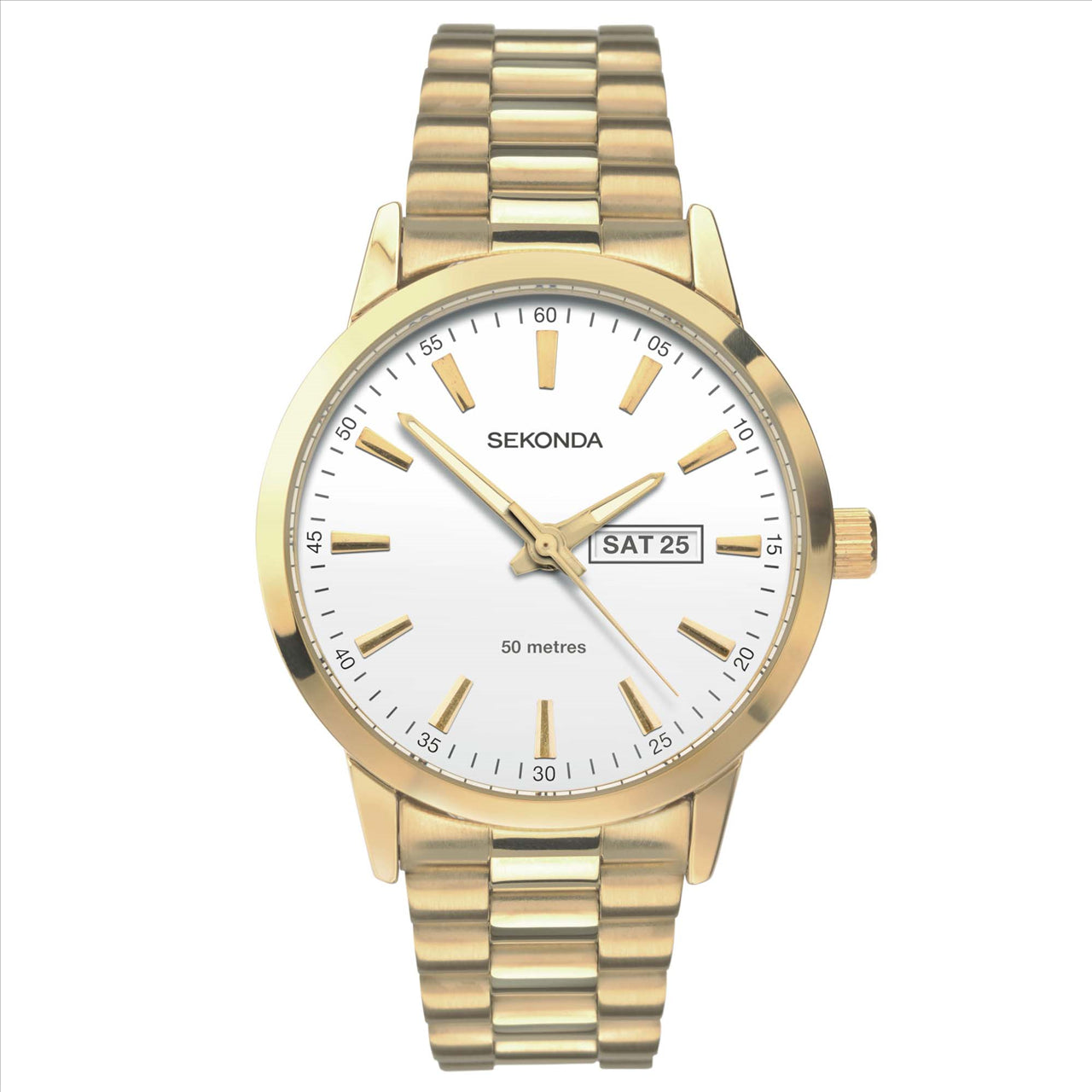 Sekonda Gold Case And Strap 50M Watch