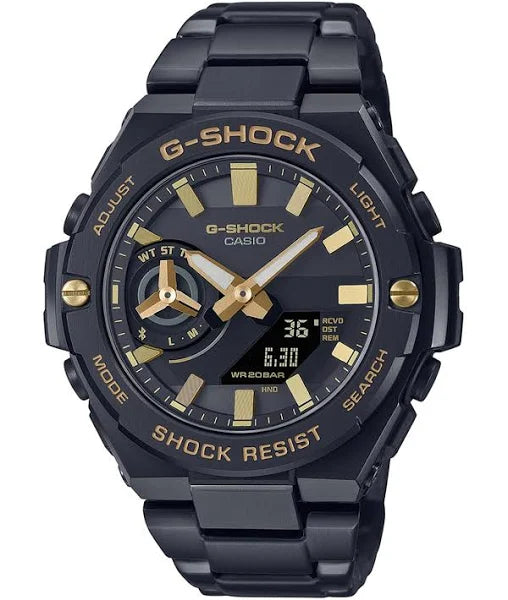 G Steel Duo Connected Solar 200M Blk Face/Gold
