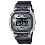 G Shock Digital Metallic Camo 200M Blk Face Blk Grey Pattern
