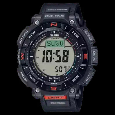 Casio Solar Protrek Digital Alarm Barometer Thermometer Mineral Class