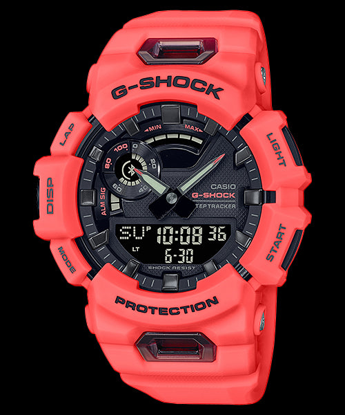 G Shock 200M Blue Tooth Step Count Red/Blk Watch