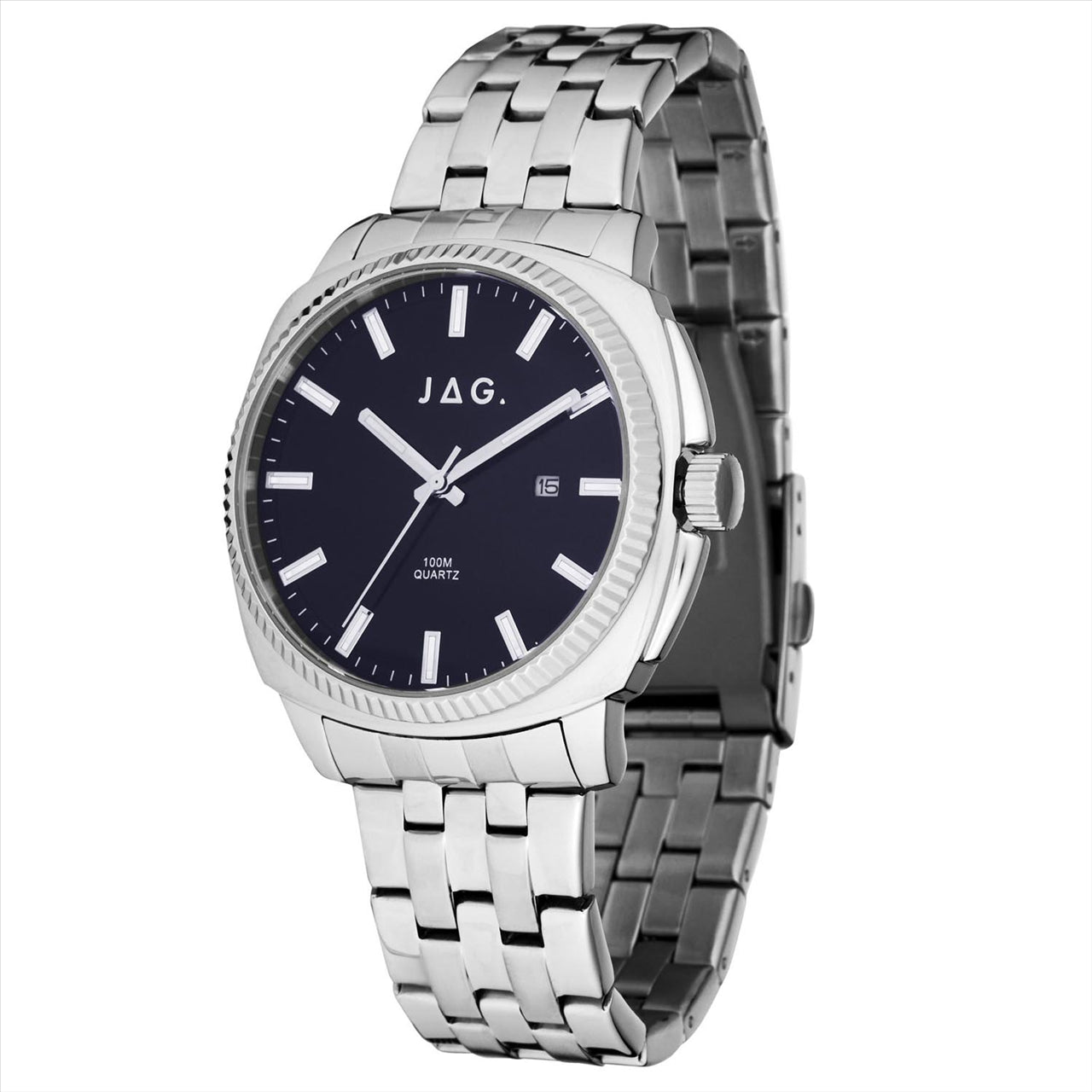 Jag Logan Blue Dial Quartz Watch