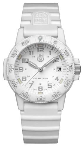 Luminox Sea Turtle 100M White Silicone Band Watch